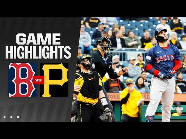 red sox vs pittsburgh pirates match player stats